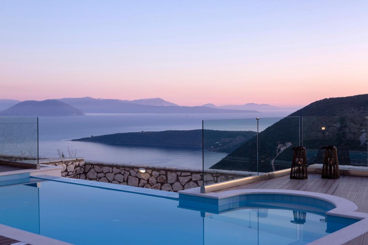 Heavenly Heights Villas By Kb Hospitality Evgiros Exterior foto
